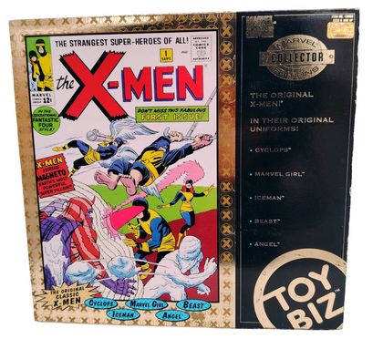 CYCLOPS , MARVEL GIRL, ICEMAN, BEAST Y ANGEL MARVEL COMICS SET MARVEL COLLECTOR TOY BIZ Ed 1997