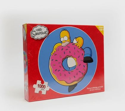 THE SIMPSONS THE SIMPSONS TM Y 20TH TELEVISION THE OPE GAMES Ed 2021 ROMPECABEZAS REDONDO