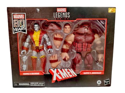 COLOSSUS Y JUGGERNAUT MARVEL LEGENDS SERIES / 80 YEARS HASBRO Ed 2018