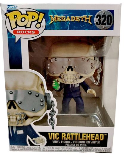 VIC RATTLEHEAD MEGADETH POP! ROCKS FUNKO Ed 2022