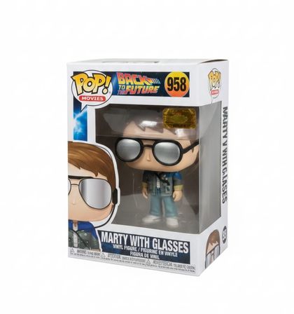 MARTY WITH GLASSES BACK TO THE FUTURE POP! MOVIES FUNKO Ed 2024 958