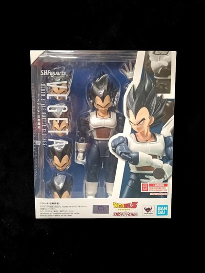 VEGETA OLD BATTLE CLOTHES DRAGON BALL Z S.H. FIGUARTS BANDAI Ed 2025