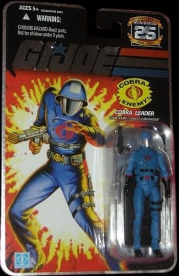 COBRA COMMANDER (V1 / COBRA LEADER) G.I. JOE 25TH ANNIVERSARY HASBRO Ed 2008