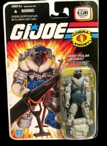 SNOW SERPENT (COBRA POLAR ASSAULT) G.I. JOE 25th ANNIVERSARY HASBRO Ed 2008