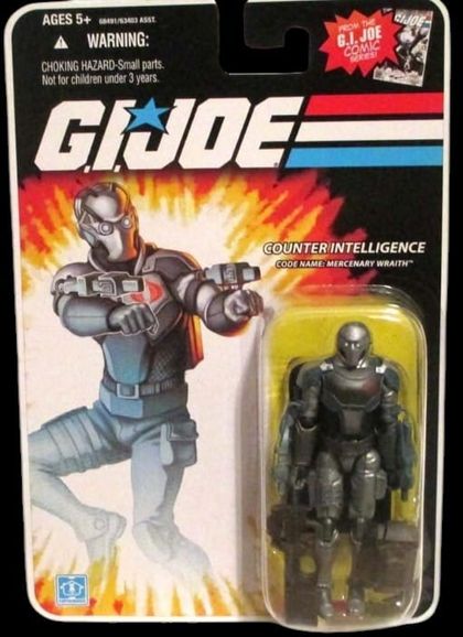 MERCENARY WRAITH (COUNTER INTELLIGENCE) G.I. JOE 25th ANNIVERSARY HASBRO Ed 2008