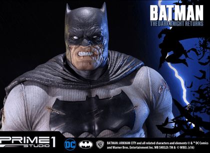 BATMAM ARKHAM CITY (THE DARK KNIGHT RETURN) DC COMICS MUSEUM MASTERLINE (ESCALA 1:3) PRIME 1 STUDIO Ed 2017 MMDC-17EX