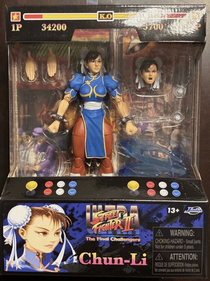 CHUN-LI STREET FIGHTER 2 DELUXE ACTION FIGURE 1:12 SCALE JADA TOYS Ed 2023
