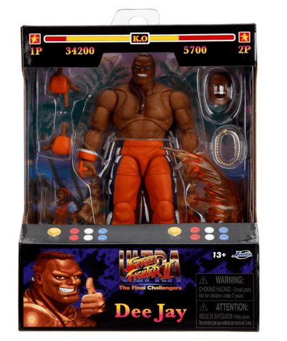 DEE JAY STREET FIGHTER 2 DELUXE ACTION FIGURE 1:12 SCALE JADA TOYS Ed 2024