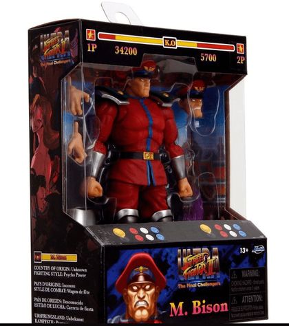 M. BISON STREET FIGHTER 2 DELUXE ACTION FIGURE 1:12 SCALE JADA TOYS Ed 2025